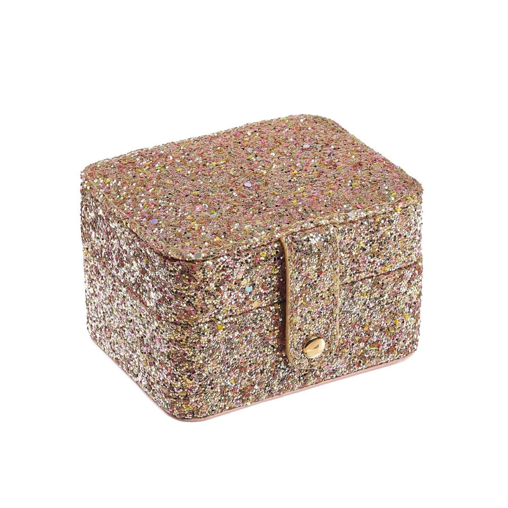 Rockahula Szkatułka na biżuterię Confetti Glitter Gold