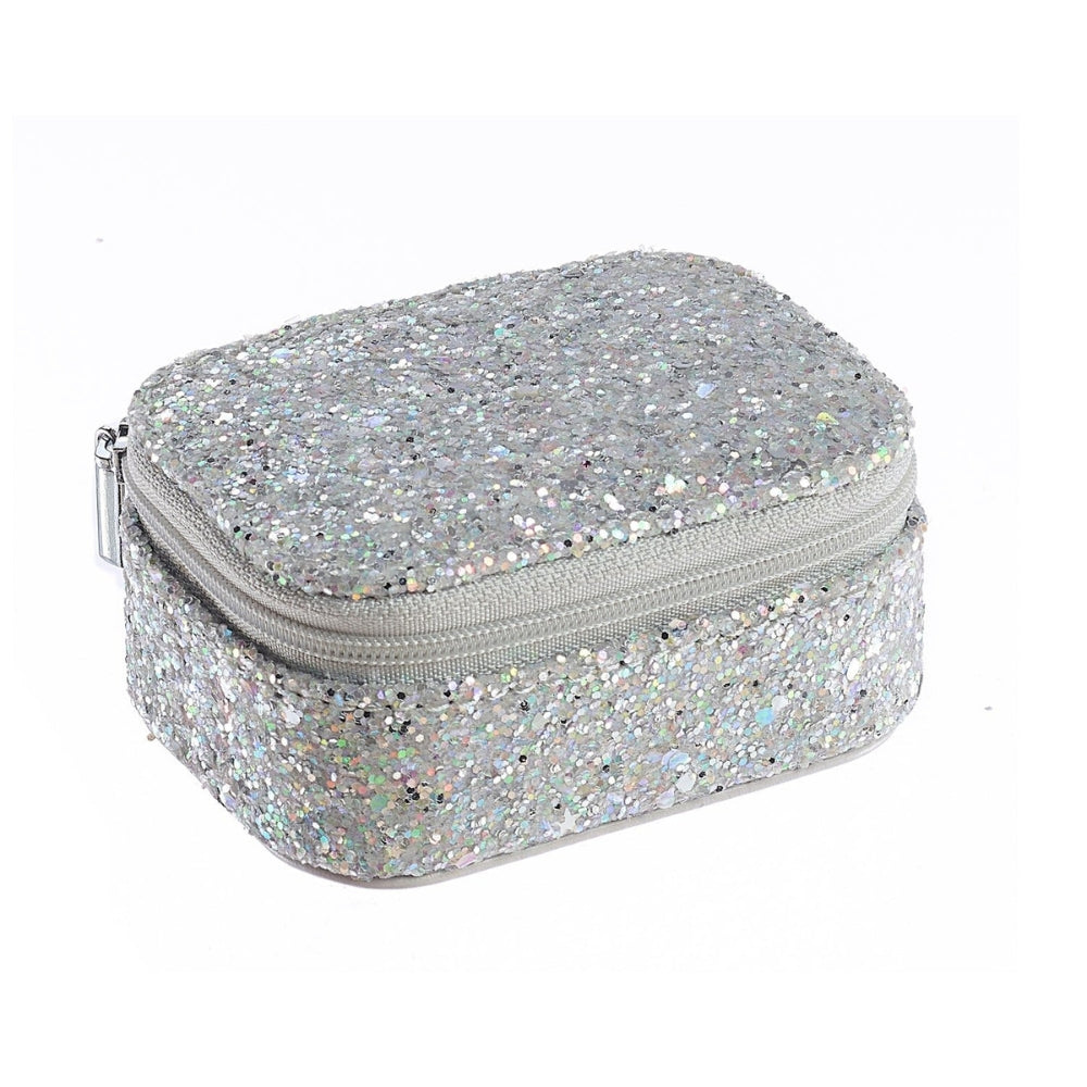 Rockahula Szkatułka na biżuterię Confetti Glitter Silver