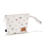 La Millou Kosmetyczka wodoodporna S Heartbeat Beige