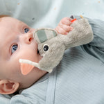 Done by Deer Zestaw dla niemowlaka Grzechotka i Lusterko Celebration