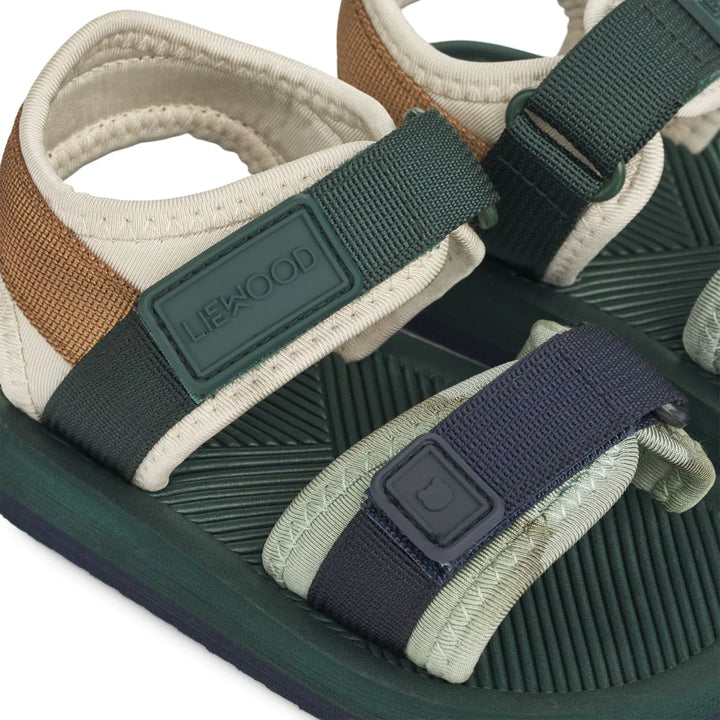 Liewood Sandały dziecięce Monty Strap Sandals Hunter Green Mix rozmiar 26