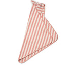 Liewood Ręcznik dla niemowlaka Albert Coral blush / creme de la creme stripe