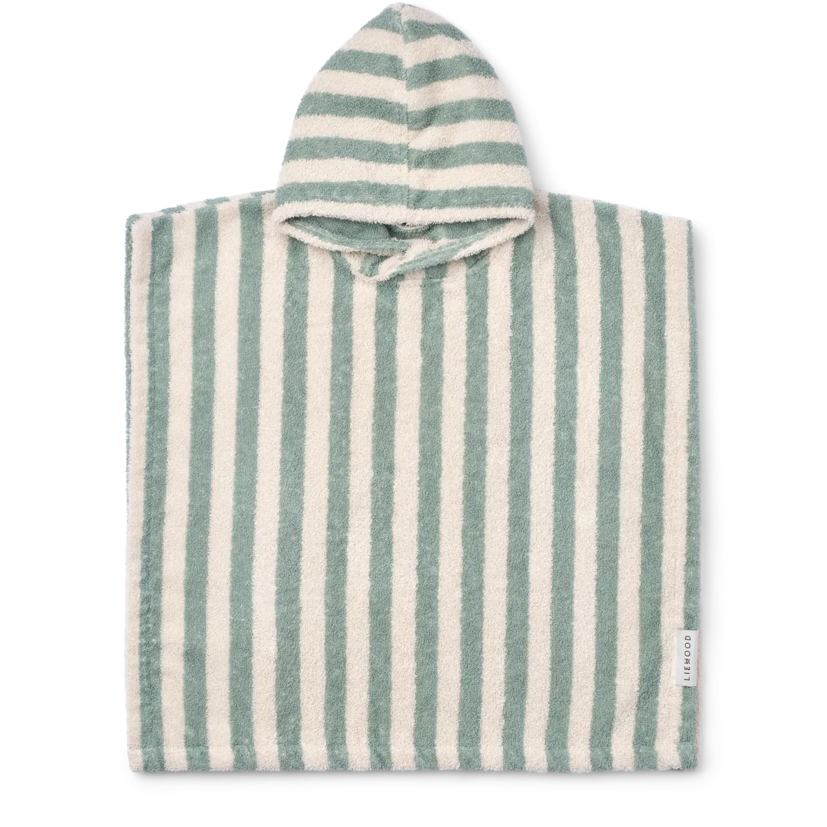 Liewood Ponczo kąpielowe dla dzieci Koi Terry Peppermint / creme de la creme