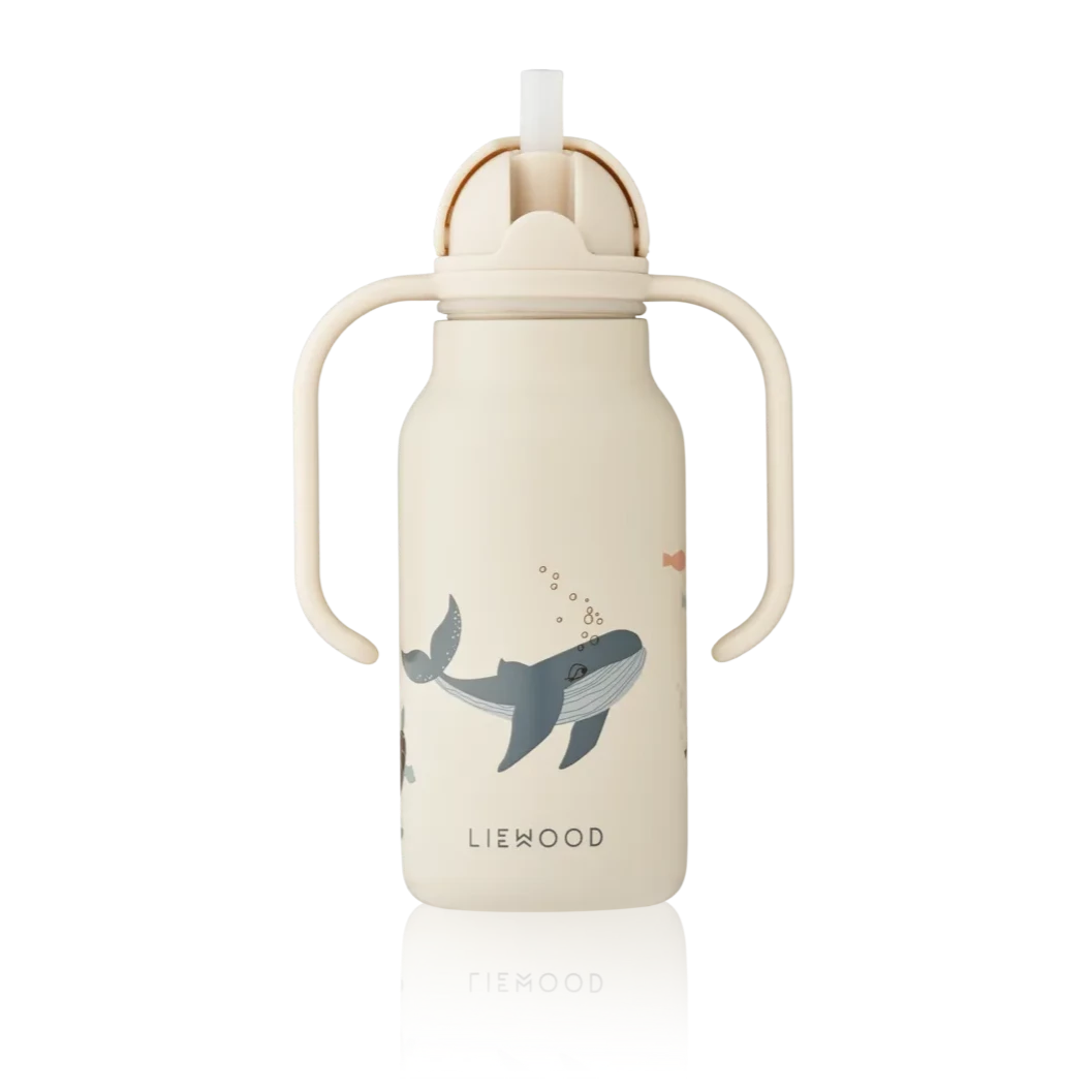 Liewood Bidon termiczny dla dzieci Kimmie Sea creature/Sandy 250ml