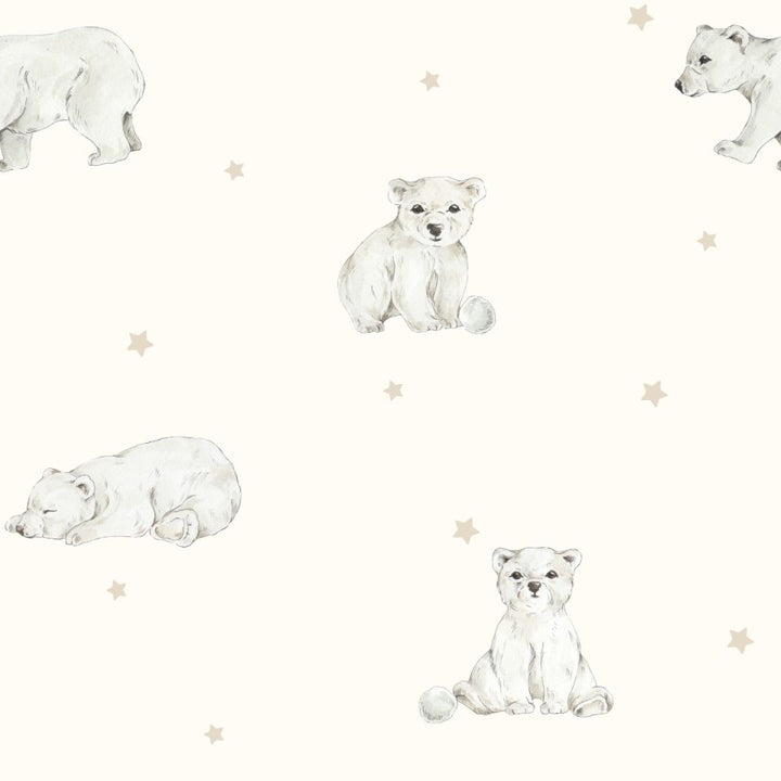 Memi Bambusowy ręcznik dla niemowląt Little bears