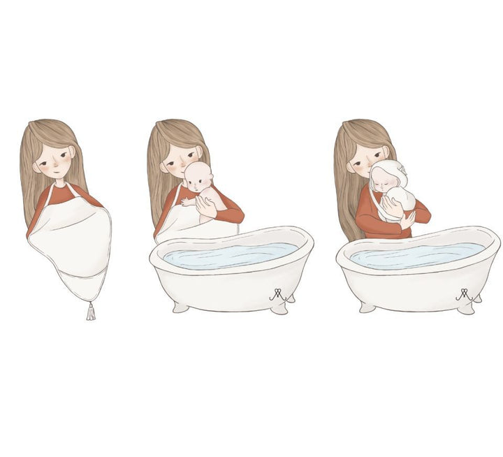 Memi Bambusowy ręcznik dla niemowląt Little bears