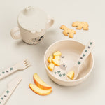 Done By Deer Miseczka dla dziecka Foodie Tiny Farm Sand