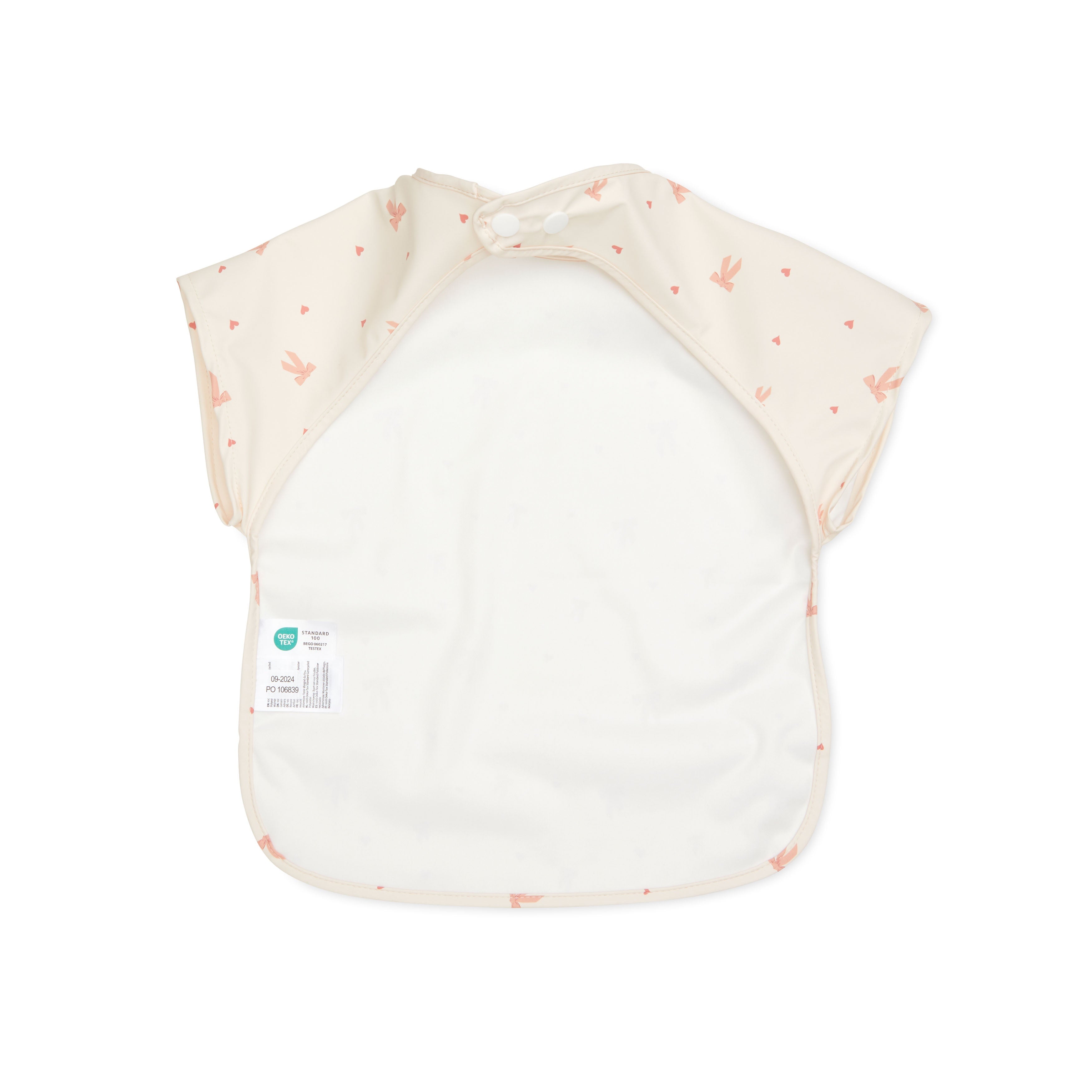 Cam Cam Copenhagen Śliniak z krótkimi rękawkami dla niemowlaka Bows