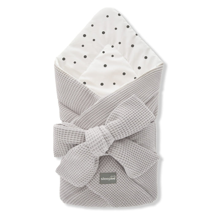 Sleepee Rożek niemowlęcy Wafelek Szary