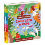 Harperkids Książka dla dzieci Zwierzęta w lesie Akademia Mądrego Dziecka. Dotykam, zgaduję