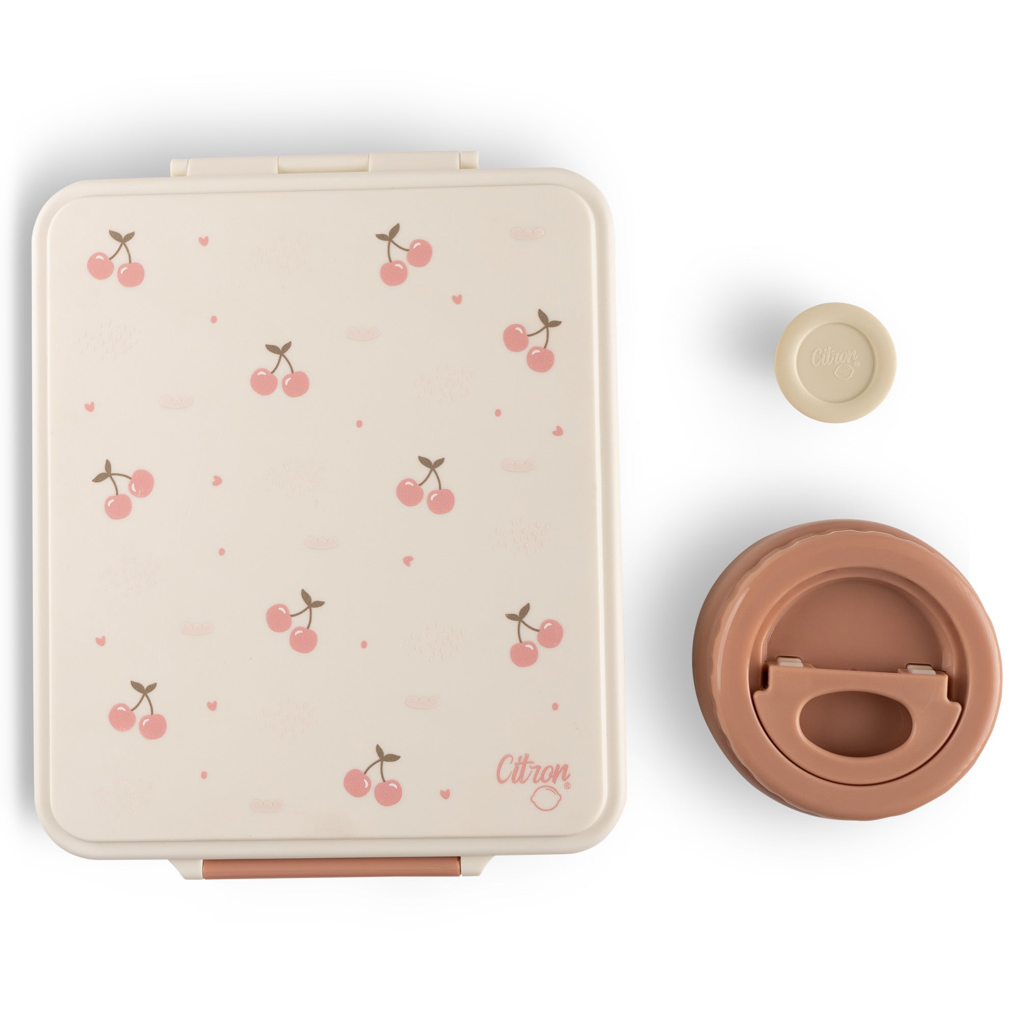 Citron Grand Lunch Box z Termosem Cherry