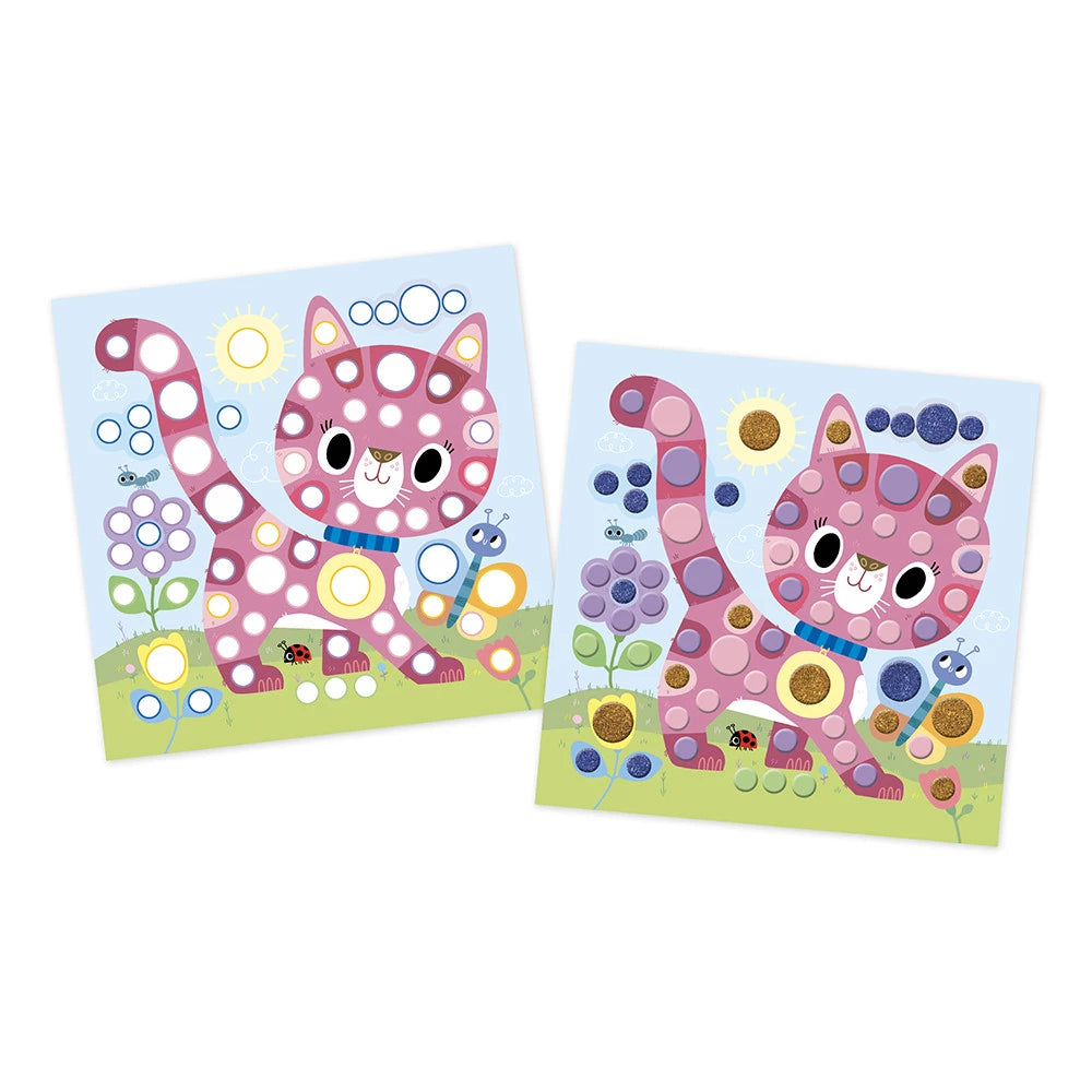 Janod Zestaw kreatywny okrągłe mozaiki My arts & crafts