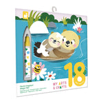 Janod Zestaw kreatywny kolorowanka wodna wielorazowa Urocze zwierzątka