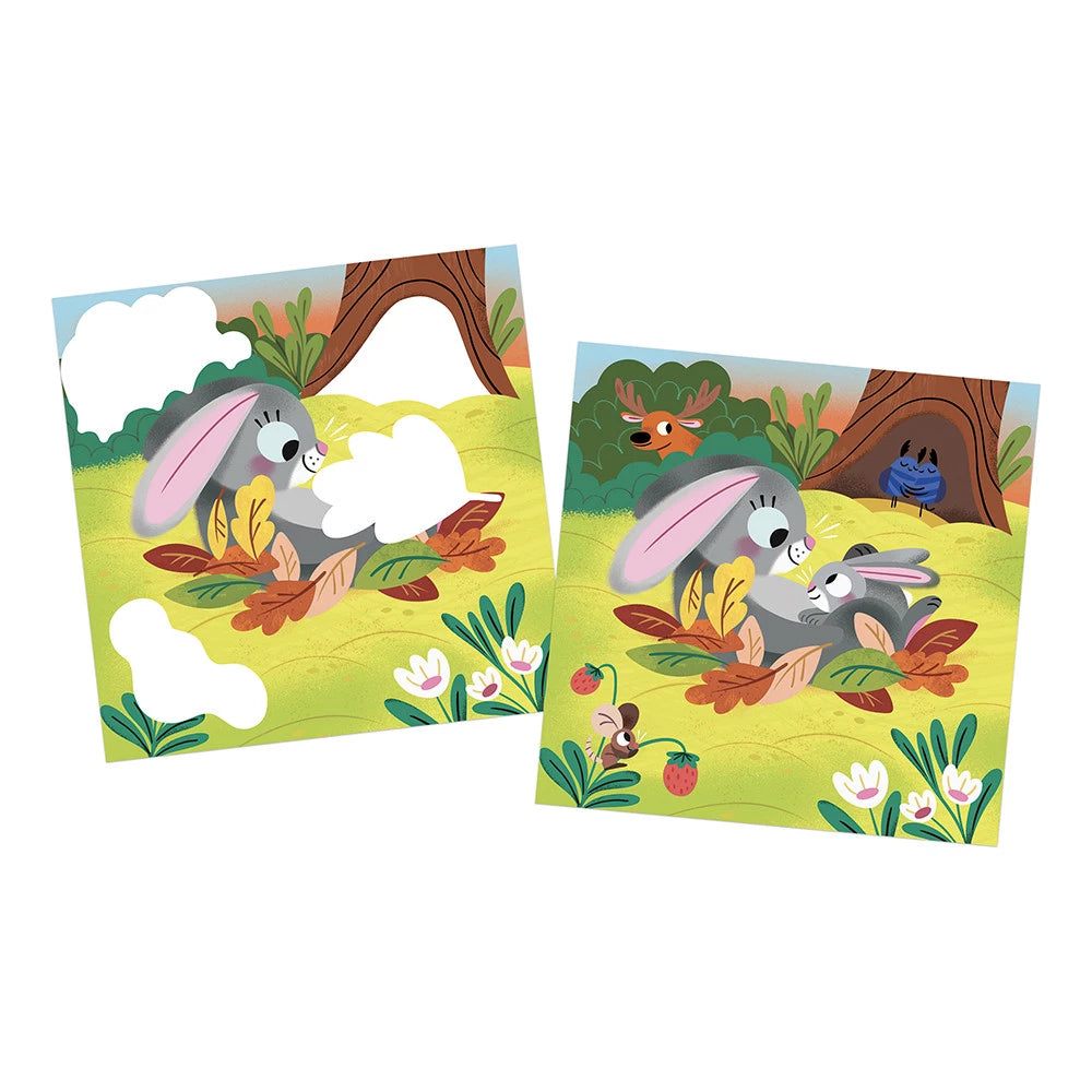 Janod Zestaw kreatywny kolorowanka wodna wielorazowa Urocze zwierzątka