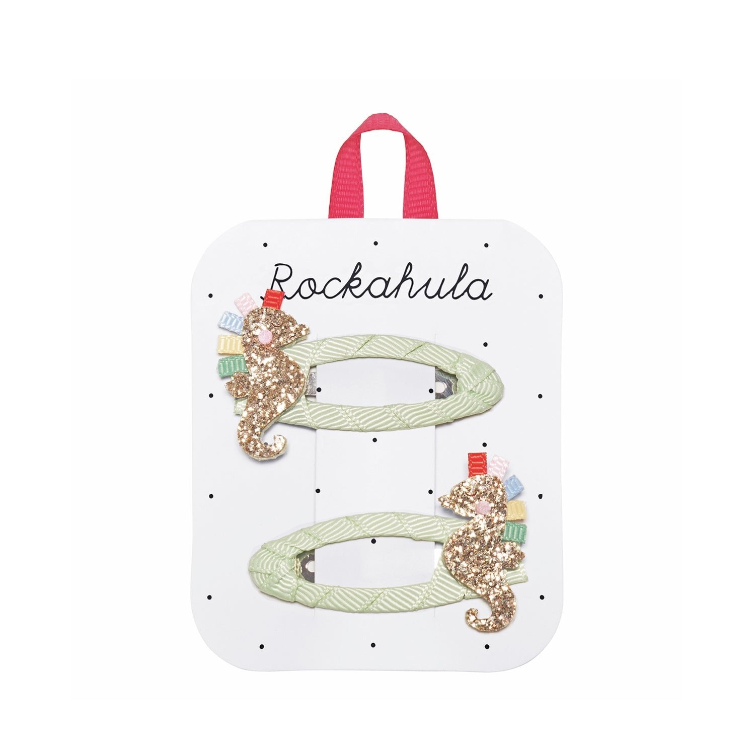 Rockahula Spinki do włosów dla dziewczynki Rainbow Seahorse