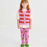 Bobo Choses Legginsy dla dziewczynki Tangerine all over