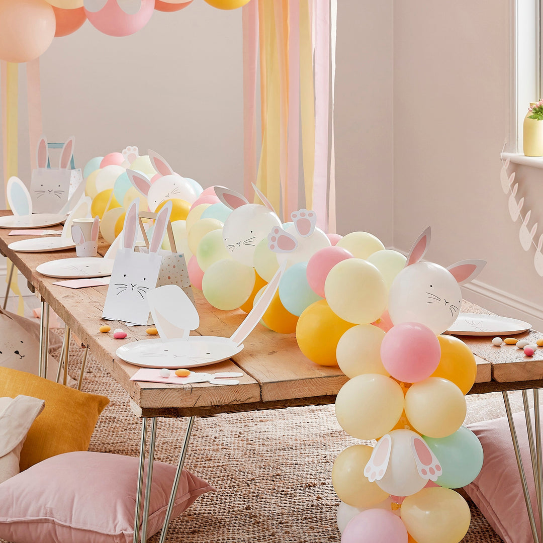 Gingerray Girlanda balonowa na stół Easter Balloons Bunnies
