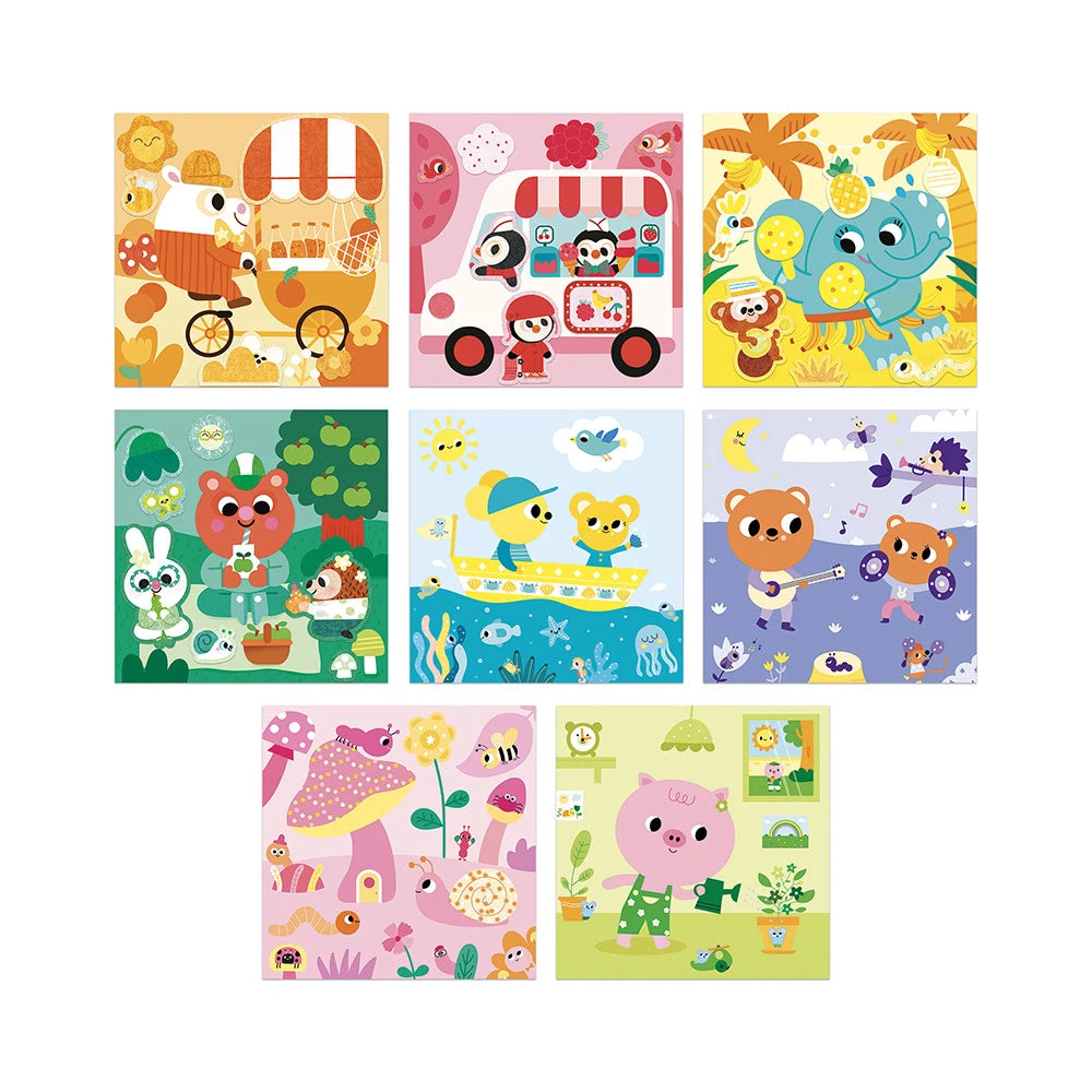 Janod Zestaw kreatywny Filc i magiczny pisak My arts & crafts