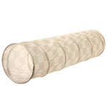 3 Sprouts Tunel dla dzieci Checkerboard Beige