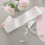 Gingerray Szarfa Floral Mummy to Be Paper Sash