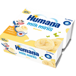 Humana Deserek jogurtowy o smaku bananowym Milk Minis po 6 miesiącu