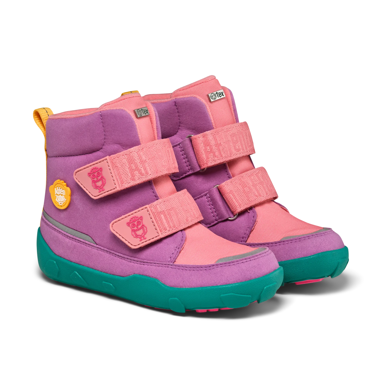 Affenzahn Buty zimowe dla dziewczynki typu barefoot wegańskie Comfy Owl