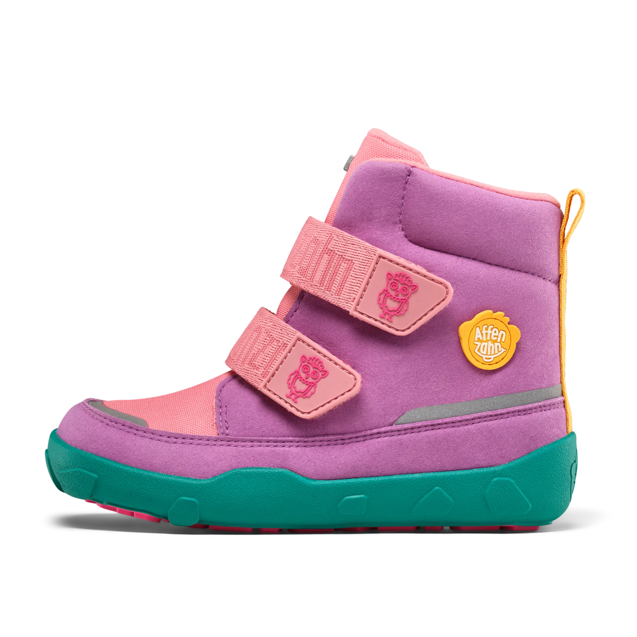 Affenzahn Buty zimowe dla dziewczynki typu barefoot wegańskie Comfy Owl