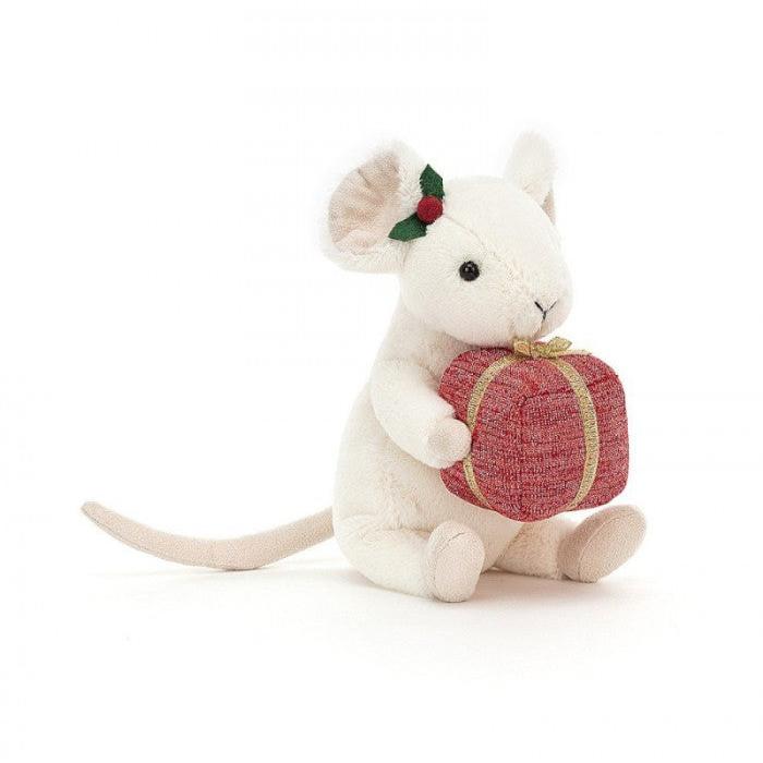 Jellycat Maskotka Mysz z prezentem Merry Mouse 18 cm