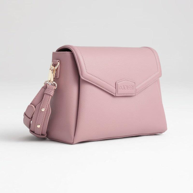 JOISSY Torebka dla Mamy i organizer do wózka 2w1 MIDI mauve rose