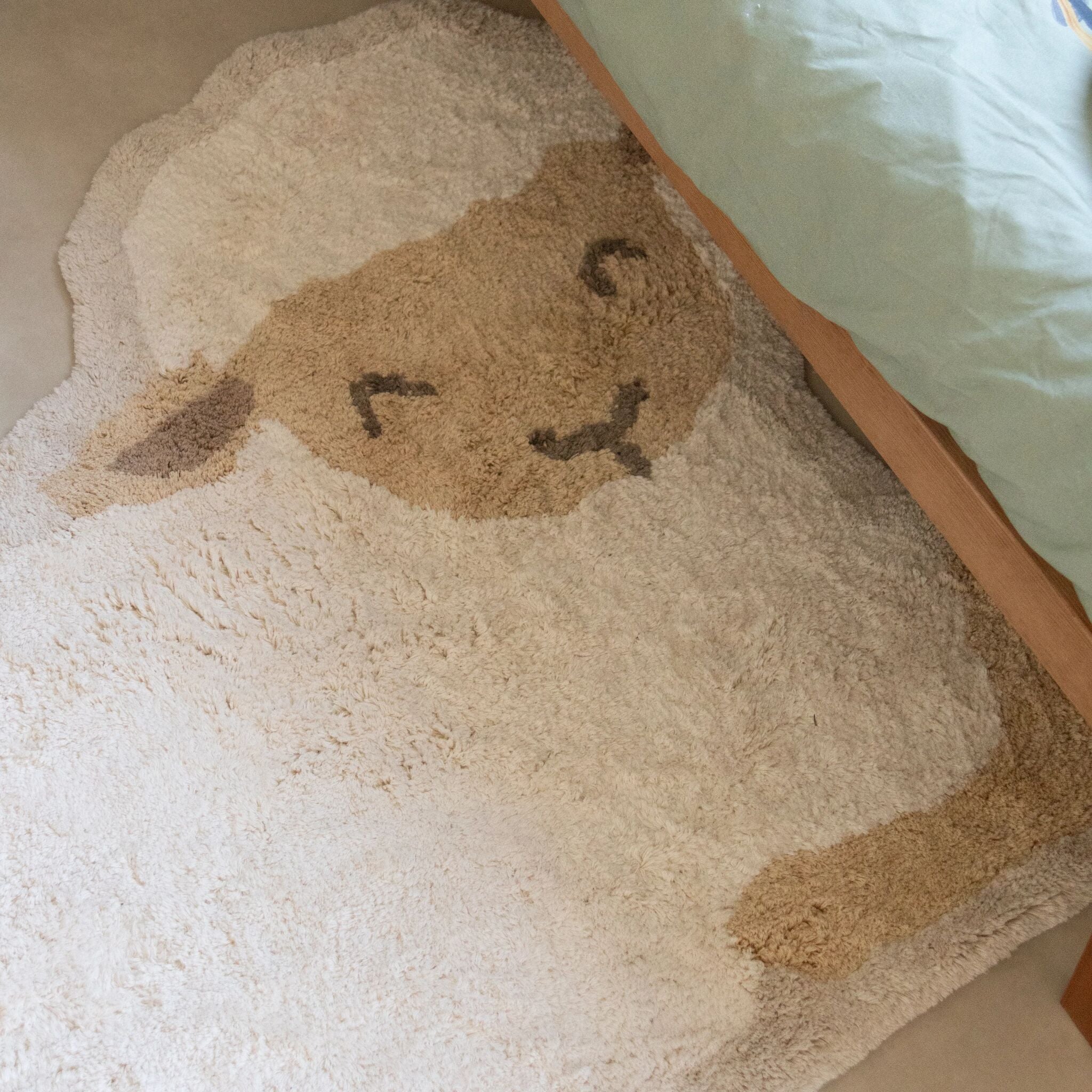 Little Dutch Dywan dziecięcy bawełniany Owieczka 118 x 80cm