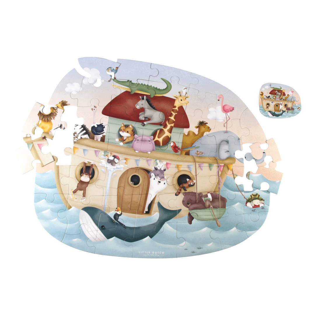 Little Dutch Puzzle dla dziecka XXL Arka Noego FSC