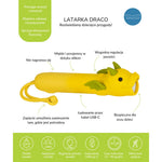 Rabbit & Friends Latarka dla dzieci Smok DRACO