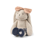 Liewood Królik przytulanka dla dzieci Babette Mist / Navy stripe mix