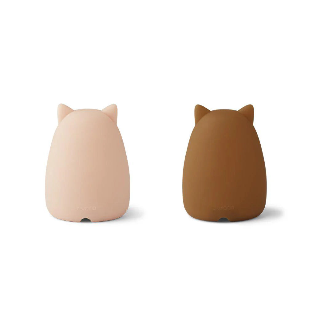 Liewood Lampka nocna dla dzieci Cat Rose Golden Caramel 2 Pack