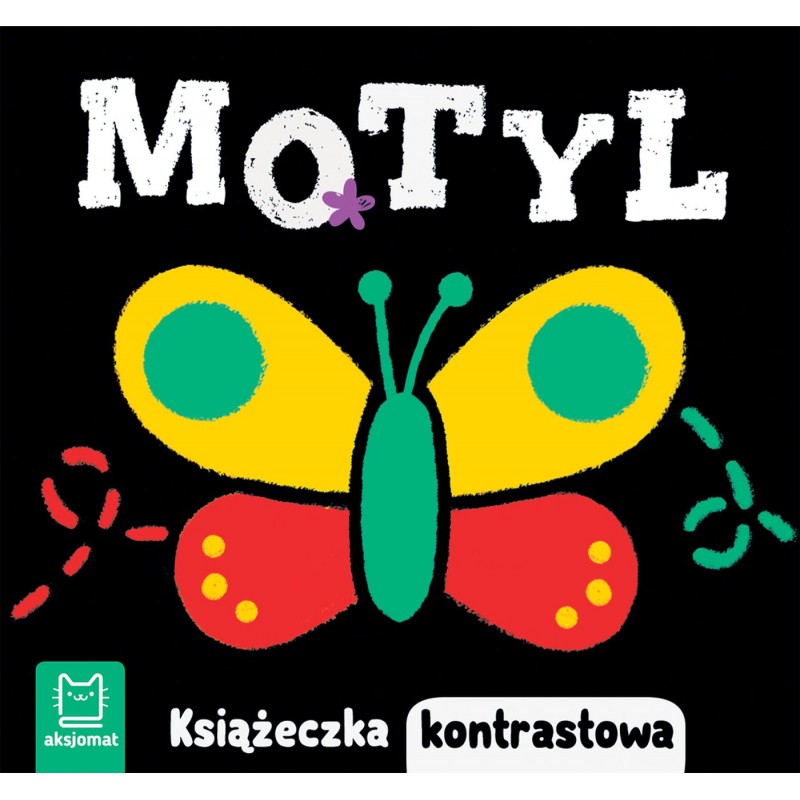 Aksjomat Książka dla dzieci kontrastowa Motyl