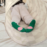 3 Sprouts Tunel dla dzieci Checkerboard Beige