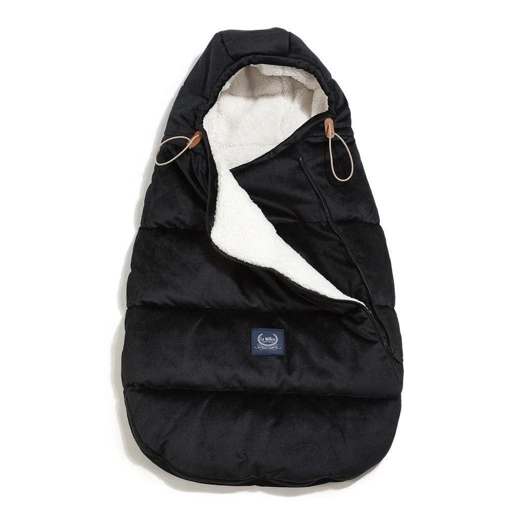 La Millou Śpiworek do wózka zimowy Baby Multi Black