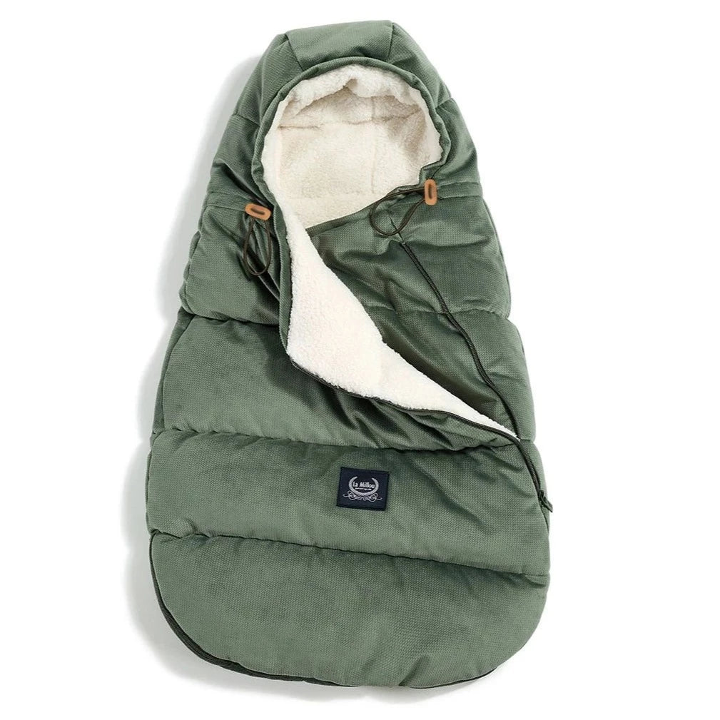 La Millou Śpiworek do wózka zimowy Baby Multi Khaki
