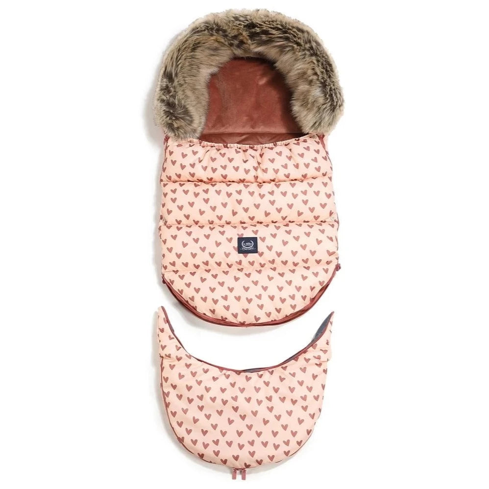 La Millou Śpiworek do wózka Combo Heartbeat Pink