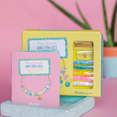 Auzou Zestaw Bransoletka DIY Tęcza
