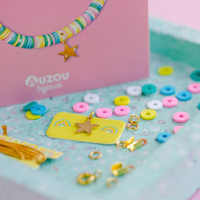 Auzou Zestaw Bransoletka DIY Tęcza