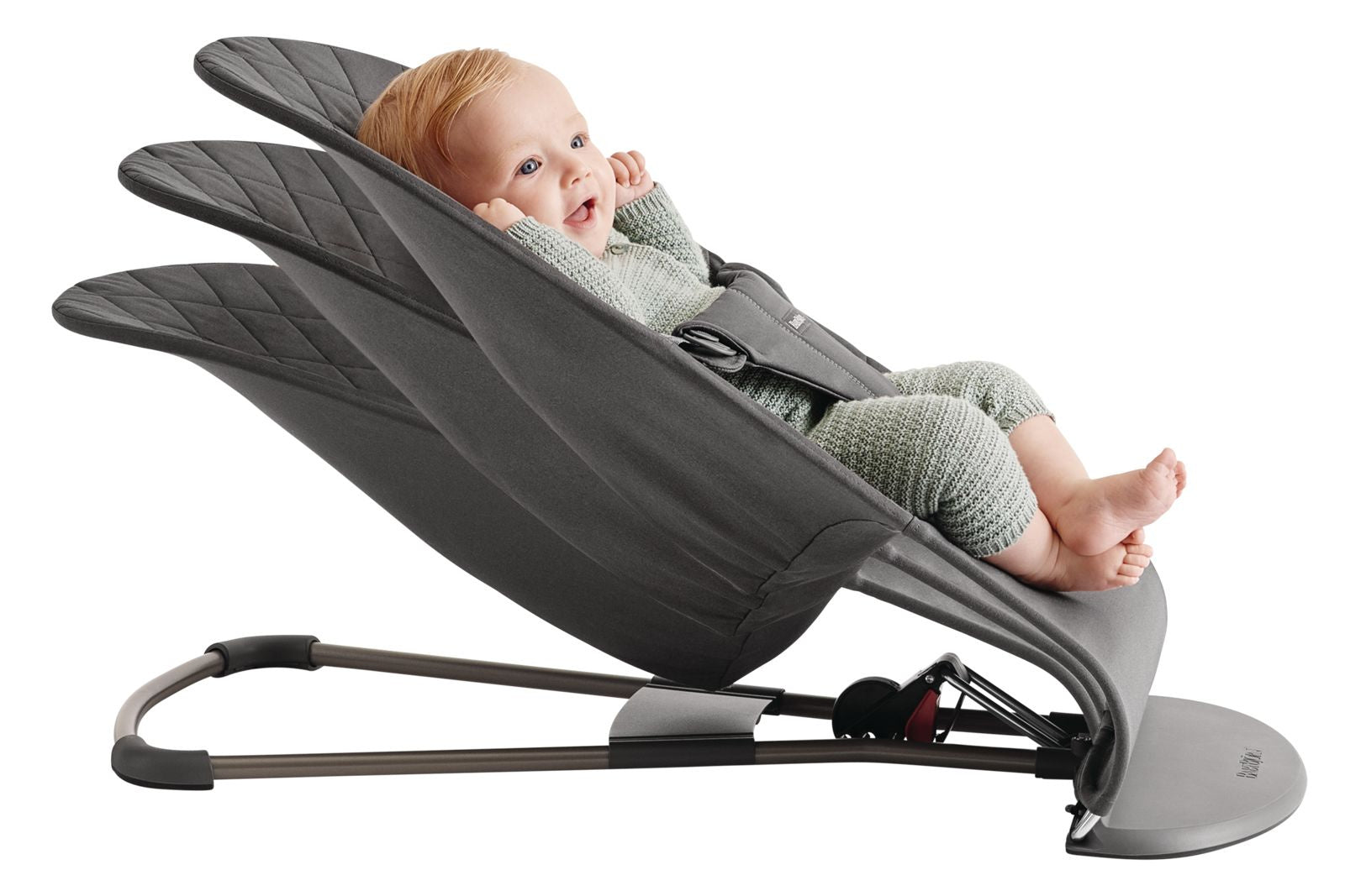 Babybjorn Leżaczek dla niemowlaka Bliss Woven Antracyt zabawka