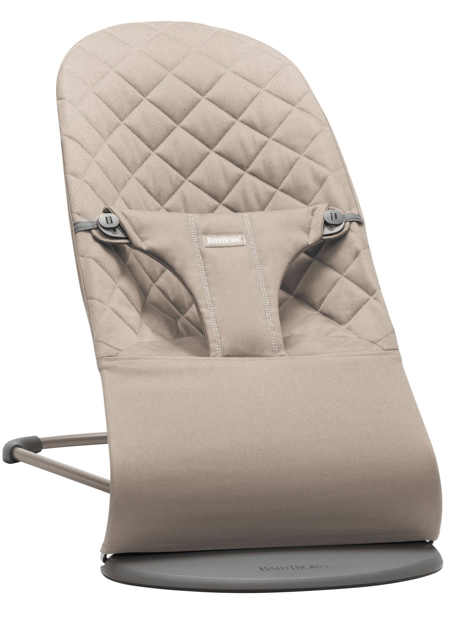 Babybjorn Leżaczek dla niemowlaka Bliss Woven Piaskowoszary zabawka