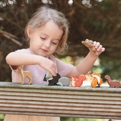 Tender Leaf Toys Drewniane figurki dla dzieci Leśne zwierzęta