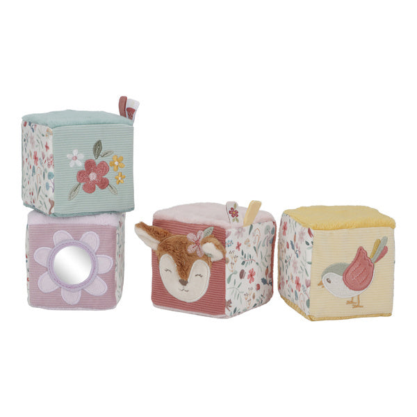 Little Dutch Miękkie kostki aktywizujące zestaw 4 sztuk Fairy Garden