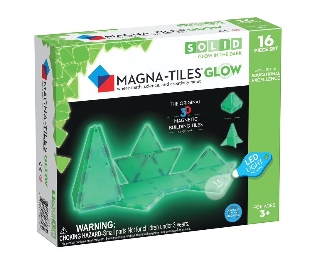Magna Tiles Klocki magnetyczne Glow 16 elem.