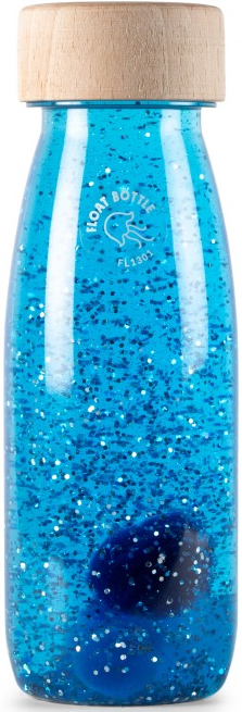 Petit Boum Zabawka sensoryczna Butelka Float niebieska