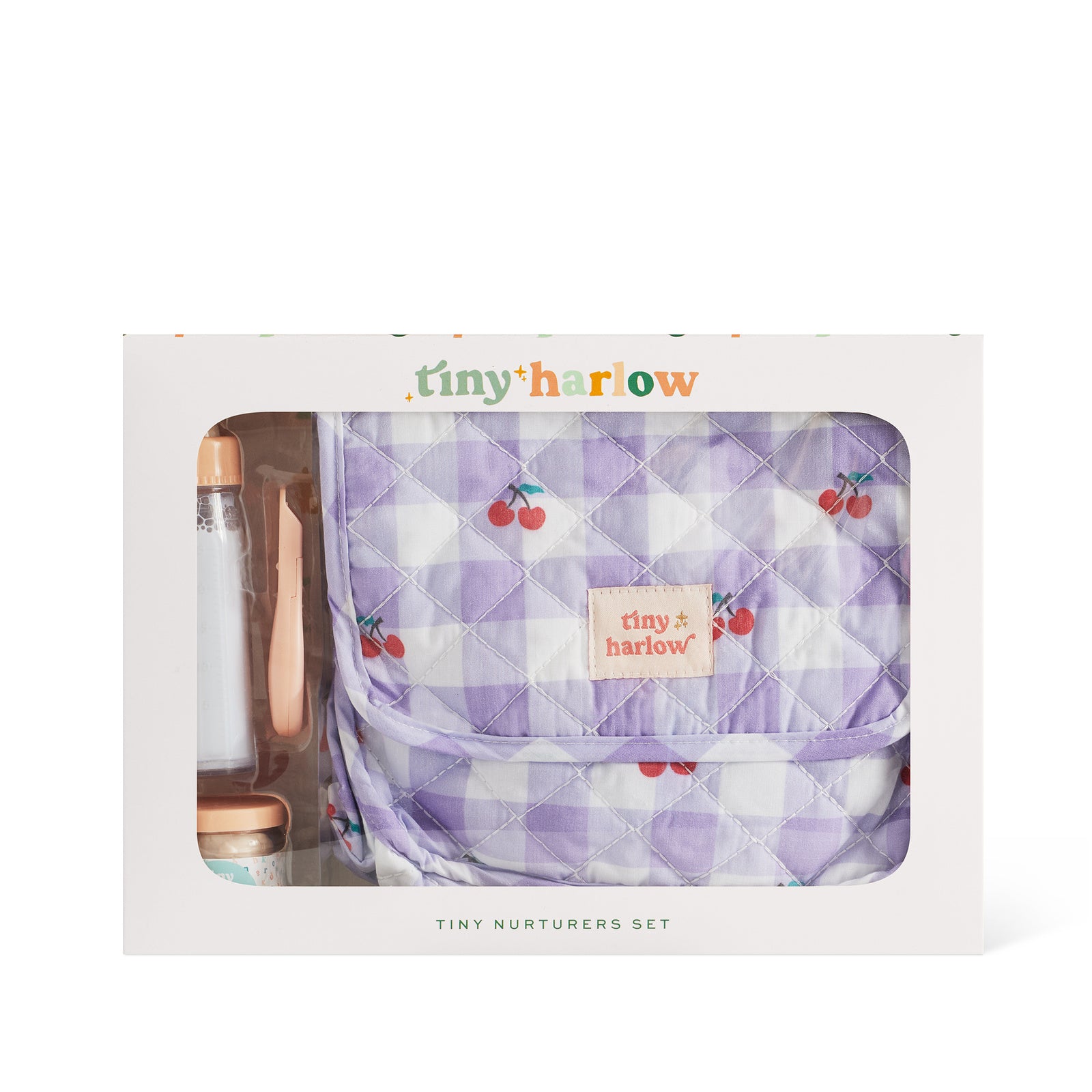 Tiny Harlow Torba z akcesoriami dla lalek Lilac Cherry