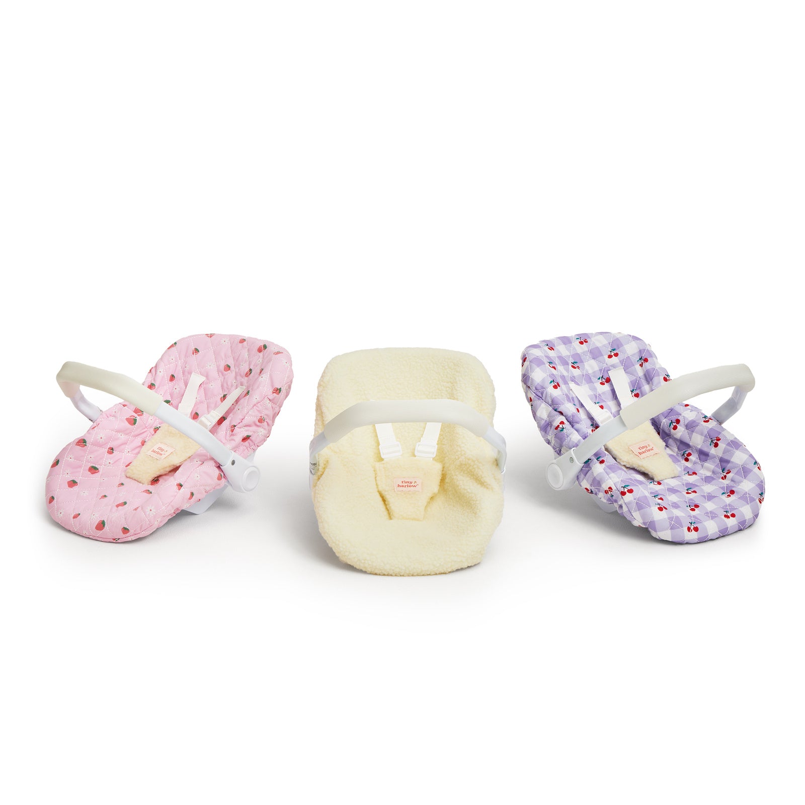 Tiny Harlow Fotelik samochodowy dla lalki Lilac Cherry