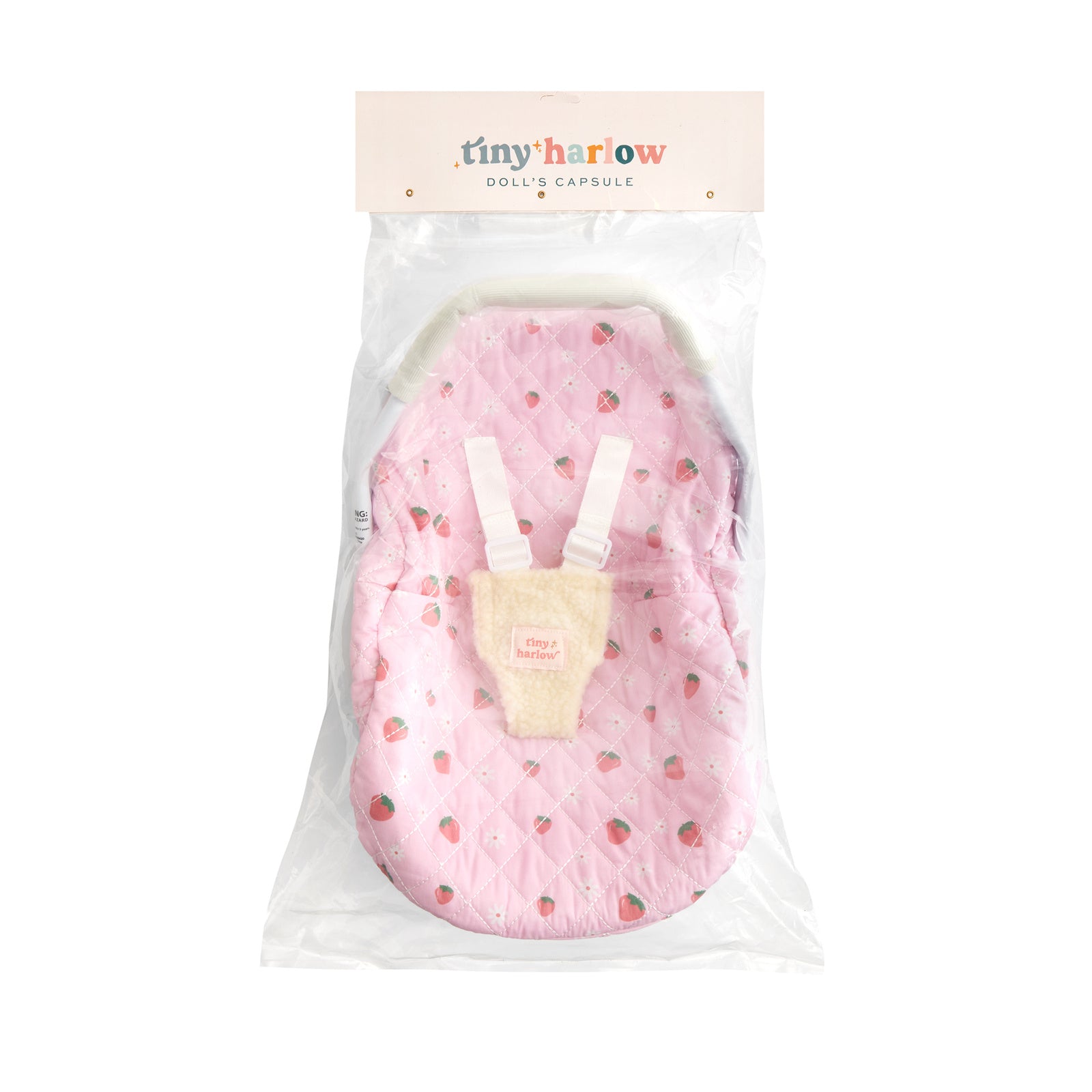 Tiny Harlow Fotelik samochodowy dla lalki Strawberry